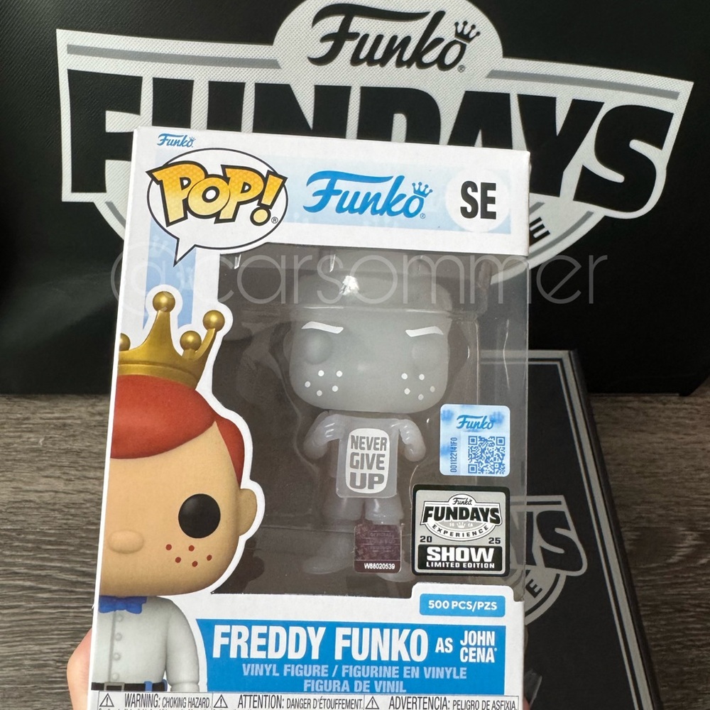 Funko Fundays Show Special Edition RARE Freddy Funko as John Cena 1/500